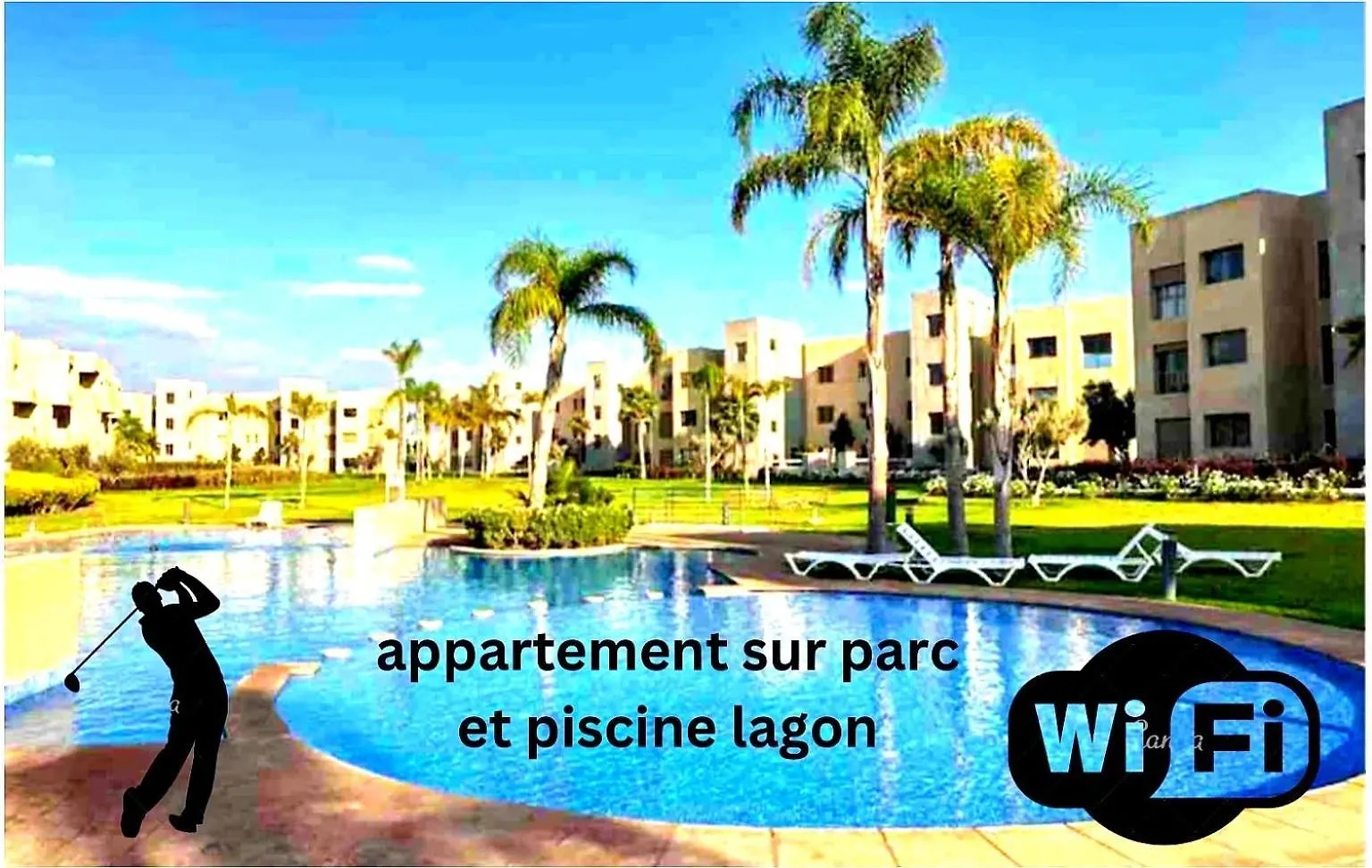Апартаменты Appartement Neuf Sur Golf Et Piscine Марракеш